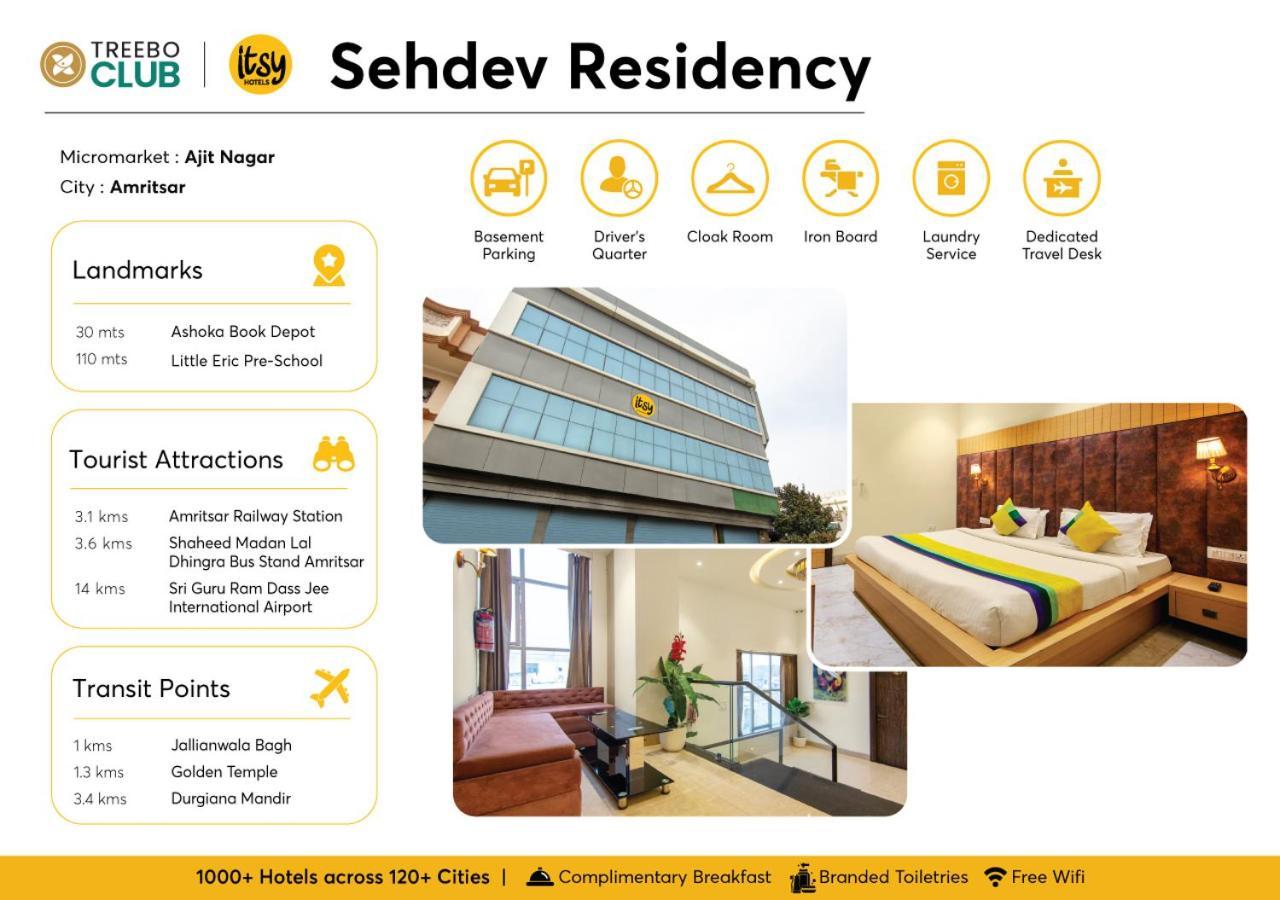 Itsy Hotels Sehdev Residency, Near Golden Temple Amritsar Esterno foto